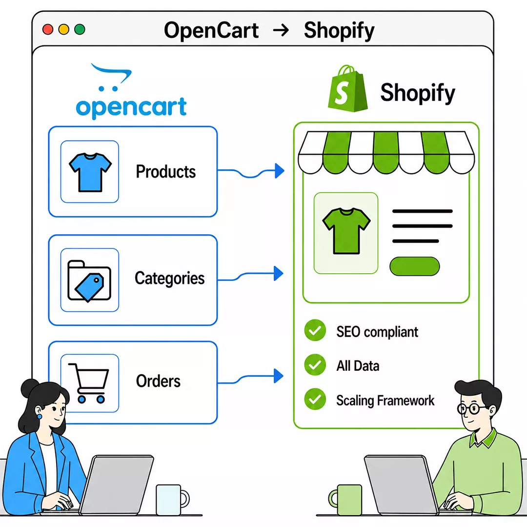 OpenCart zu Shopify Migration